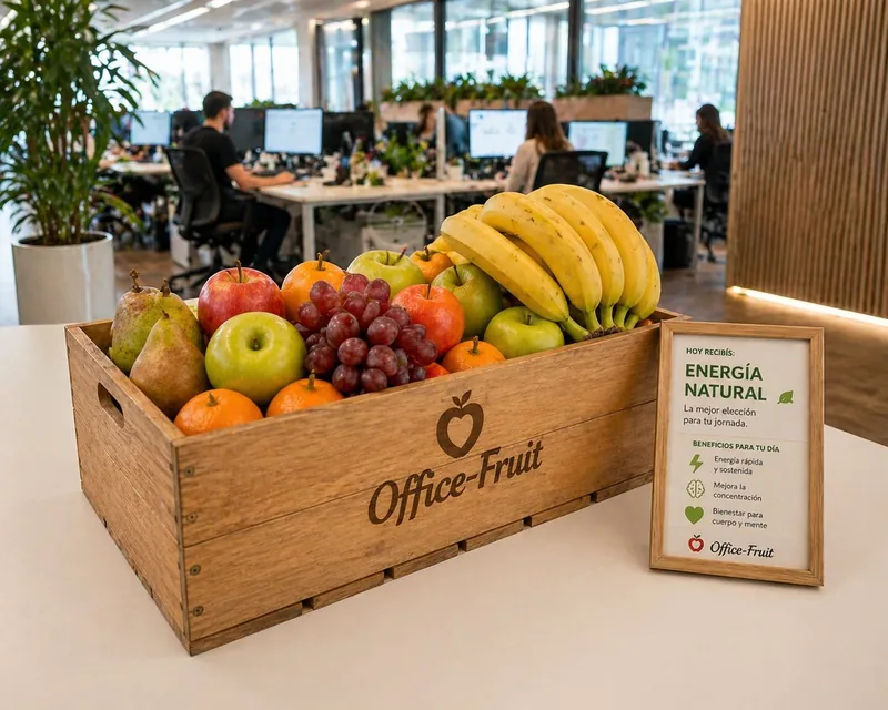 Canasta Office-Fruit en oficina